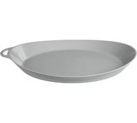 Lifeventure Ellipse Assiette réutilisable pour camping, voyage et extérieur - Gris clair