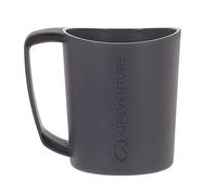 Lifeventure Ellipse Grande tasse en plastique pour camping, voyage et extérieur - Graphite, 450 ml