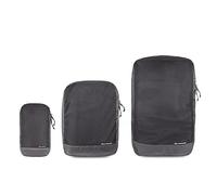 Lifeventure Lot de 3 cubes d'emballage ultralégers - Idéal pour le rangement de voyage, gris, Cube d'emballage
