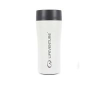 Lifeventure Mug isotherme One-Touch avec couvercle à 360° Push-Click - 350 ml - Gris clair