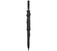 Lifeventure Parapluie de golf à ouverture automatique - Extra large - Avec auvent indéchirable durable - Coupe-vent - Imperméable Taille Unique Noir