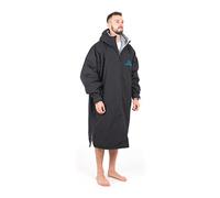 Lifeventure Peignoir à langer | Coupe-vent, imperméable, traité anti-odeurs, manteau poncho doublé polaire pour natation, surf, camping