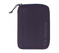 Lifeventure RFID Protected Mini Portefeuille de Voyage - Portefeuille zippé à Deux Volets et Porte-Passeport pour Voyage, matériau écologique et Recyclable (Bleu Marine)
