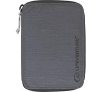 Lifeventure RFID Protected Mini Portefeuille de Voyage - Portefeuille zippé à Deux Volets et Porte-Passeport pour Voyage, matériau écologique et Recyclable (Gris)