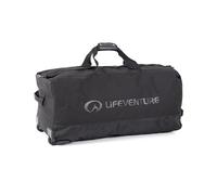Lifeventure Sac Marin « Expedition » avec roulettes, 120 litres, Grandes roulettes renforcées et Robustes, compactes, Noir, 120 Litre, Grand Sac de Voyage à roulettes