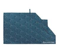 Lifeventure Serviette de voyage en fibre souple recyclée - compacte, légère à séchage rapide, pour le sport et la plage, design anti-sable, géant (bleu marine), 150 x 90 cm
