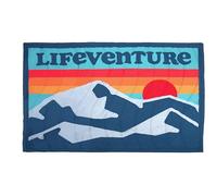 Lifeventure Sundown Couverture de Camping doublée en Polaire - Coupe-Vent et résistante à l'eau - Chaude et Thermique - pour Camping, Voyages, Vans et Pique-niques - 200 x 140 cm - Rétro