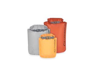 Lifeventure Ultralight Dry Bag (1, 2, 5l) Sac étanche Unisexe, Tons de Terre, Multipack (Small)