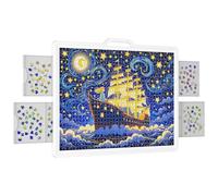 Lifewit 1500 PCS Table Puzzle, Planche Puzzle 89 × 68,5 cm avec 4 Tiroirs et Couverture, Plastique Plateau Puzzles avec Rotatif à 360°, Grand Rangement Puzzles pour Adultes