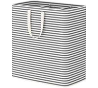 Lifewit Panier a Linge, Grande Corbeille a Linge Pliable et Imperméable avec Poignées, Laundry Basket, Bac Linge Sale pour Vetements, Chambre, Noir, 150 L