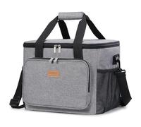 Lifewit Sac Isotherme Repas 24L(40 Canette), Grand Glaciere Souple Isothermes Homme et Femme, Portable Lunch Bag Box, Sacs Dejeuner pour Travail, Pique Nique, Plage, Gris