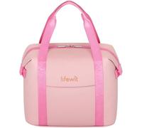 Lifewit Sac Isotherme Repas pour Femme, Léger Imperméable Glaciere Souple Isotherm, Lunch Box Bag pour Travail, Voyage, Plage, Pique-Nique, Camping, Rose, 9L
