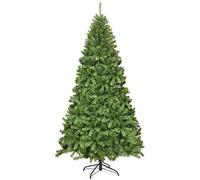LIFEZEAL Arbre Automatique de l'Épicéa, Arbre de Noël en Hauteur de 180 CM/230 CM, Sapin de Noël Artificiel avec 928/1346 Branches en PVC, Durable et Stable, avec Base Solide en Fer (Vert, 230cm)