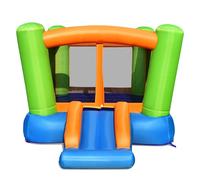 LIFEZEAL Château Gonflable avec Toboggan et Zone de Saut, Structure Gonflable Intérieur & Extérieur pour Enfants 3-10 Ans, Charge Max 135 kg, Aire de Jeux 250x197x143 cm (sans souffleur)