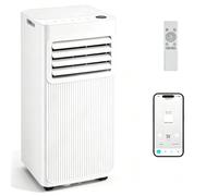 LIFEZEAL Climatiseur Mobile Silencieux, Climatiseur Portable, avec Refroidissement, Déshumidification, Ventilation, Mode Sommeil, Minuterie 24h, Minuterie 24h (9000, BTU, Style2)