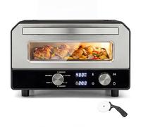 LIFEZEAL Four Électrique pour Pizza, Four de Table avec 6 Programmes