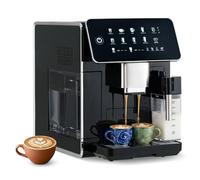 LIFEZEAL Machine à Café 15 Bars avec Moulin Ajustable à Grains