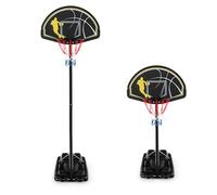 LIFEZEAL Panier de Basket sur Pied avec Hauteur Réglable à 12 Positions 130-305 CM, Panneau de Basket-Ball à roulettes avec Support en Métal Robuste, Extérieur et Intérieur pour Adulte, Enfant