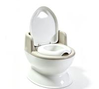LIFEZEAL Pot Bébé avec Protection Anti-Éclaboussures et Bac Amovible, Marron