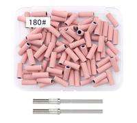 LifgWas 100 Bands de Ponçage pour Embout Ponceuse Ongles #180 | Bandes de Ponçage Professionnelles 3.1mm Grain 180 Compatible Pour Dépôt de Gel, Limage et Polissage Manucure