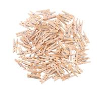 LifgWas 100pcs Pinces à Linge en Bois Naturel, 2.5 cm Mini Pinces a Linge Bois, DIY Décoration, Photos & Artisanat, Ressort Puissant, Petites Pinces à Linge Multifonction