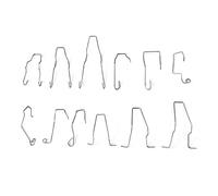 LifgWas 12 Pièces Ressort de Fixation pour Ampoule Phare H1 H3 H4 H7, Clips Ampoule H7 en Acier Inoxydable, Kit de Remplissage 5ZHSFULLKIT Compatible, Attaches Universelles pour Projecteur de Voiture