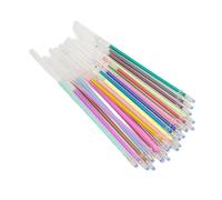 LifgWas Lot de 24 Recharges d'Encre Couleurs, Recharges Pailletées et Fluorescentes Compatibles, Pointe Bille 1.0mm pour Prise de Notes, Dessin, Journal, Longueur 13cm, Recharges Stylo Multi-usages