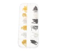 LIFKICH 1 Boîte De Perles Décoratives - Mini Embellissements Décoratifs Pour Ongles De Filles Et Femmes, Petites Décorations Métalliques Pour Fêtes, Accessoires De Manucure Et De