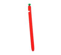 LIFKICH 1 Pc étui à Stylo Pomme Couvercle Silicone Couvercle en Silicone Etui penien Accessoire Dessin Pot Crayon Accessoires Plume Bouchon de Stylo plumier étui de Protection Rouge