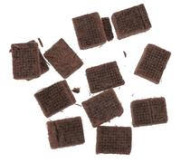 LIFKICH 10 Pièces Blocs D'allumage pour Charbon de Bois, Blocs de Démarrage pour Barbecue, Cubes Carrés en Pin et Cire, Marron, Allumage Rapide et Longue Durée, pour Barbecue, Cheminée