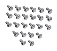 LIFKICH 100 pièces Vis à Tête Ronde Acier Inoxydable Lot de Vis Cylindriques Robustes pour Maintenance Mécanique et Fixation Domestique