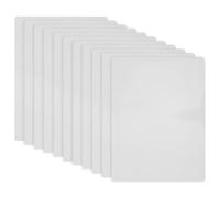 LIFKICH 12pcs Plateaux à Gâteaux Rectangulaires en Carton Ondulé Blanc Structure Solide et Surface Facile à Nettoyer pour Présentation Élégante Lors de Mariages et Fêtes