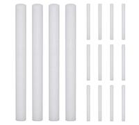 LIFKICH 16 Pièces Bâtonnets de Mousse Blancs pour Canapé, Combleur D'espace Facile à Modeler en Écume, Accessoires pour Housse de Canapé et Fauteuil