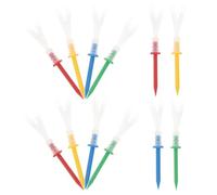 LIFKICH 16 Pièces Tees de Golf en Plastique, Tee Professionnel, 100 Coups | Réutilisable pour Practice et Entraînement, Moins de Friction, Distance et Précision, Lot de Remplacement Couleur Aléatoire