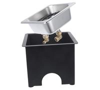 LIFKICH 1ensemble Rinceur De Verres Acier Inoxydable Avec Support Nettoyeur Automatique De Tasses Et Bouteilles Pour Bar Et Cuisine à Domicile Nettoyage Haute Pression Rapide Des Résidus