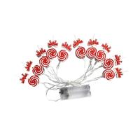 LIFKICH 1pièce Guirlande Lumineuse Led Lollipop Décorative Lumières Pour Noël Fêtes Et Décorations Intérieures Ambiance Romantique Et Joyeuse