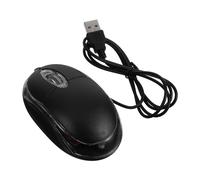 LIFKICH 1pièce USB Filaire Optique Ergonomique Dpi pour Bureau Et Ordinateur Portable Intelligente Confort Câble Antidérapant Noir