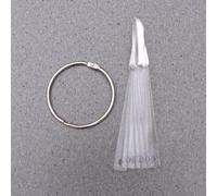 LIFKICH 2 ensembles Nuancier Ongles Transparent Présentoir Éventail avec Anneau pour Pratique et Affichage Nail Art