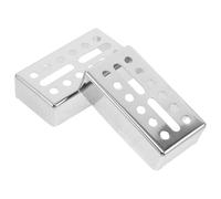 LIFKICH 2 Pièces Humbucker Pickup Capot 12 Trous 70x39mm en Laiton Modern Look et Suitable Compatibility pour Electric Guitar en Studio Recording