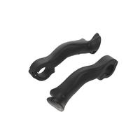 LIFKICH 2 Pièces Poignées de Guidon VTT Ergonomiques 22,2mm en Nylon Noir | Cintre 21,8 à 22,2mm, Prise Antidérapante, Rallonge de Portée, Usage Tout-terrain
