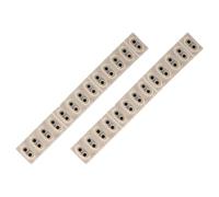 LIFKICH 2 Pièces Ruban Conducteur Silicone pour Clavier Piano Numérique Touches Bande Caoutchouc Adhésive Conductrice pour Réparation Rapide des Touches Non Réactives