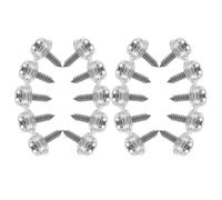 LIFKICH 24 Pièces Bouton-Pression en Acier Inoxydable Argenté Lettre Alphabet, Résistant la Corrosion, Fixation Sécurisée pour Bâches et Auvents de Bateau en Milieu Marin