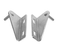 LIFKICH 2pièces Lot de Charnières Professionnelles Inox pour Congélateur Petites Charnières Robustes pour Porte de Réfrigérateur Domestique Remplacement et Lisse