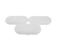 LIFKICH 3 Pièces Étui de Étanche en Plastique Compact Coffret de Voyage Rigide Organisateur Portable pour Hydropulseur Buccal pour Accessoires D'hygiène Bucco-