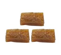 LIFKICH 3 Pièces Gomme en Caoutchouc, Nettoyant Abrasif Marron | Efface les Débris sans Abîmer la Surface, Outil de Nettoyage pour Skateboard et Disque Abrasif