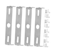 LIFKICH 4 ensembles Support de Fixation Plafonnier avec Vis et Écrous Équerres de Montage Mur et Plafond pour Lustres et Appliques et Design Élégant pour Usage Domestique et Commercial