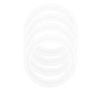 LIFKICH 4 Pièces Joint D'union en Silicone pour Chauffe-Spa 2 O-Ring, Étanchéité Sécurisée et Prévention des Fuites, pour Maintenance de Spa Blanc