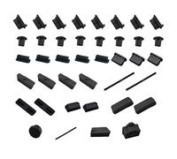 LIFKICH 40pièces Cache De Silicone pour Ports De Carte Mère Ordinateur De Anti-poussière pour USB Et Autres Interfaces Matériau Résistant Et pour Prévenir Oxydation Poussière