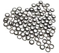 LIFKICH 50 Ensembles Kit D'œillets à Boutons en Cuivre Noir, 8 MM | Fixation Sûre, Pose Facile, Usage Polyvalent, pour Réparation de Vêtements, Paquet, Chaussures et Rideaux