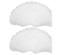 LIFKICH 50 Paires de Couvre-Pieds en Tissu Non Tissé Blanc Film de Protection du Pied Hydratant pour Soins de Pédicure Accessoires de Pédicure pour Spa et Usage Domestique